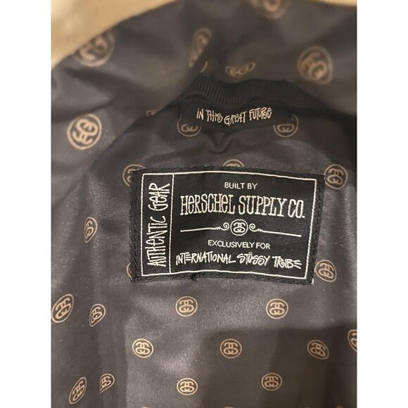 Stussy X Herschel Supply Co Cream Patch Backpack Canvas International Tribe Bag